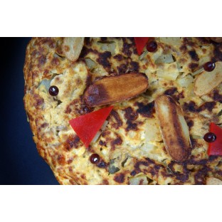 La tortilla aux oignons pommes de terre
