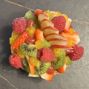 Tarte aux fruits frais de saison